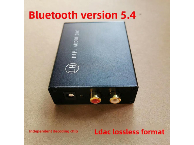 Bluetooth 5.4 Version LDAC APTX HD Hi-Fi Lossless Decoder Receiver PCM5102A Direct Decoding
