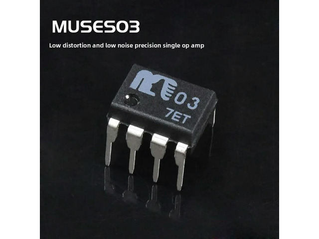 Free Gold-Plated Socket MUSES03 Audiophile Audio JRC Flagship Single Operational Amplifier Replacement OPA627 AD797ANZ