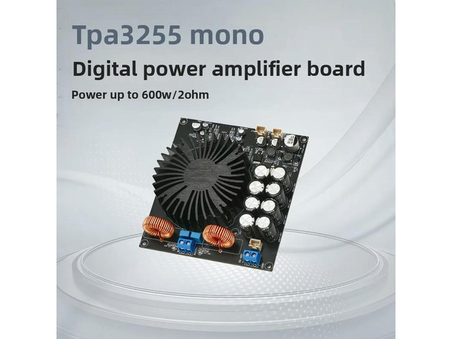 TPA3255 High Power Mono Digital HiFi Amplifier Board Class D Audiophile High Fidelity Amplifier 600W