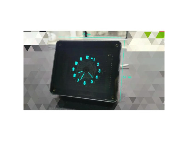 VFD Clock Analog Pointer Vacuum Fluorescent Display Screen CLOCK