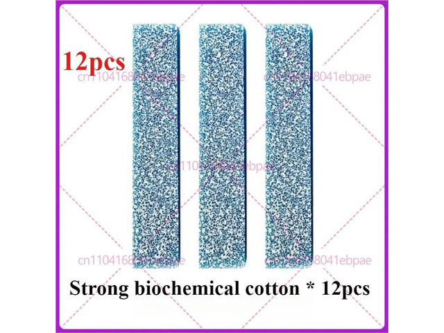 12pcs For Mijia aquarium physical biochemical heating bin filtration Blue Bio-Cotton transformation accessories