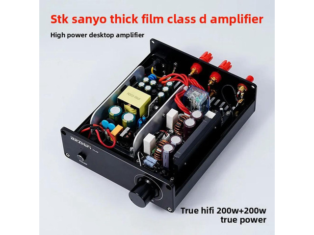 STK428-640 Thick Film Audiophile HiFi Amplifier 200WX2 High Power Amplifier Pure Post Stage