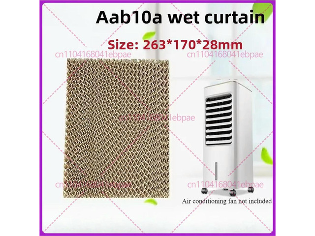 For Midea air conditioning fan wet curtain AAB10A/AC100-18D/AC100-A 263*170*28mm