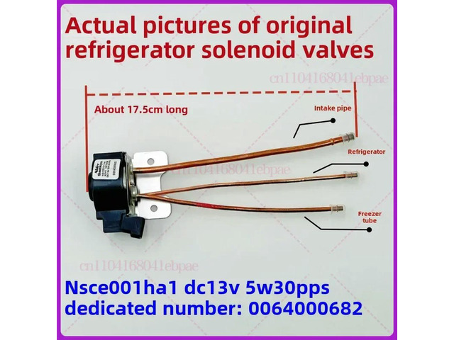 NSCE001HA1 for Haier refrigerator solenoid valve coil one-way catamaran pulse valve 0064000682 DC13 5W 30PPS
