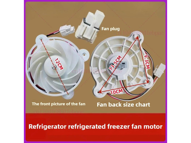 Fan Motor DA31-00287B 00334C-00305A 1870RPM 0.21A DC12V Cooling Fan For Refrigerator Spare Parts Replacement