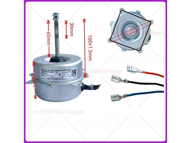 YDK-40-6 Universal 1P1.5P 2P Air Conditioning Outdoor Unit Fan Motor Copper Wire External Fan Cooling Motor