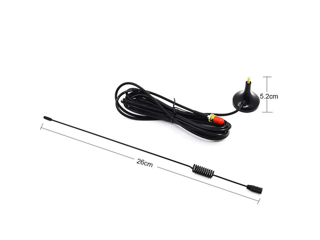 UT-106UV SMA-Female Car Magnetic Dual Band Antenna for UV-5R UV-82 UV-9R Walkie Talkie