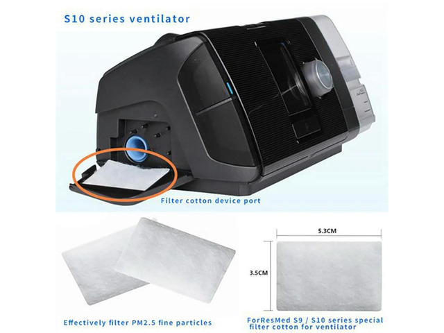 30Pcs Disposable Air Filters Premium Disposable Universal Replacement Filters for ResMed AirSense 10 AirCurve10 S9