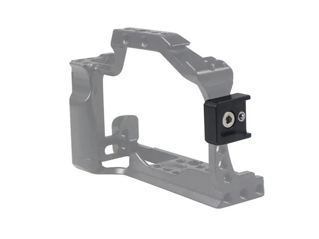 Hot Shoe Adapter 1/4 Safety 360 Rotatable for DSLR Camera Rig Mic Monitor Flash Light Cold Shoe Mount,Type A