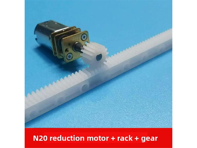 N20 Geared Motor Micro, Motor 0.5 Modular Rack Guide 12-Tooth 15-Tooth 3MMD Hole Gear Set