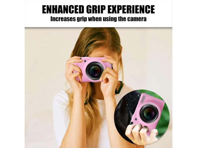 Camera Case Protector for ZV-1F ZV-1 II ZV-1M2, Silicone Camera Protective Cover Pink