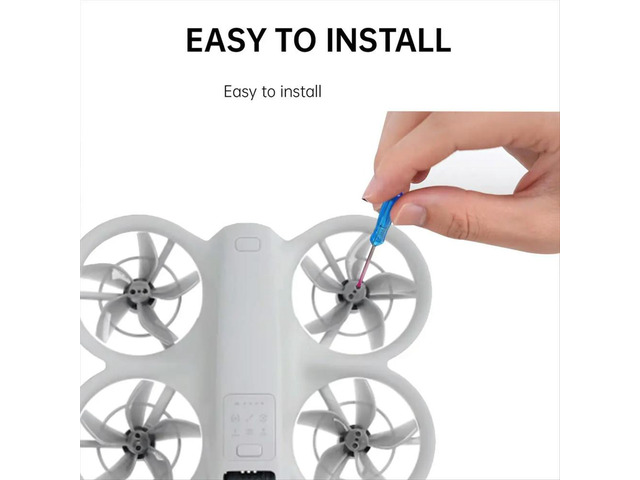 2Pairs Propeller for NEO Wing Replacement Props Blade Fans with Screwdrivers Spare Parts Quick Release Accessories,A