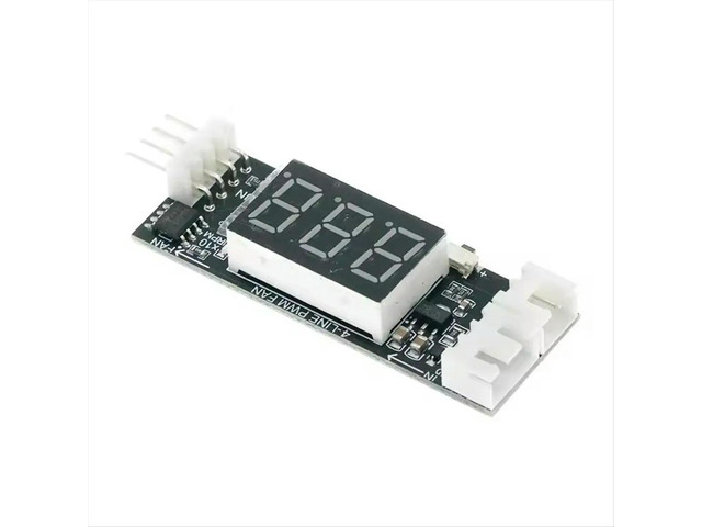 DC12V 3A 4 Wire PWM Fan Temperature Control Speed Governor Fan Speed Controller Digital Display Module Power Supply