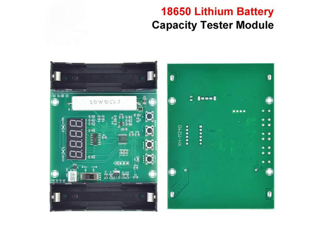 XH-M240 Capacity Tester for Lithium, Voltage Indicator Module MaH/MwH