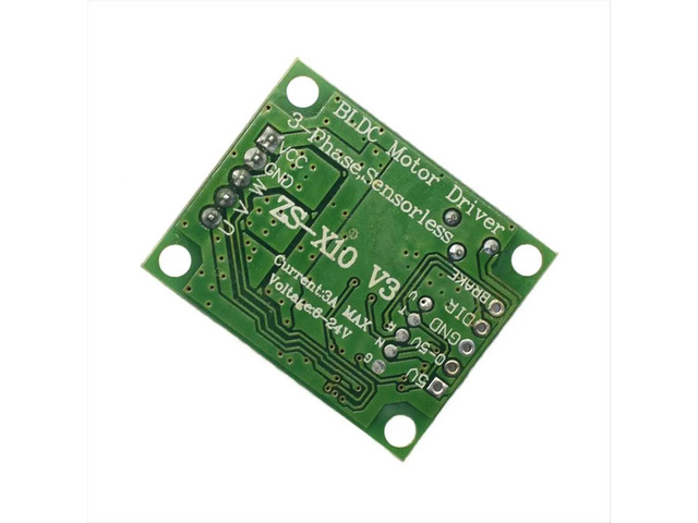 Brushless Motor Driver Board BLDC Speed Controller 3 Phase Governor Hallless Switch Module Sensorless Control Board
