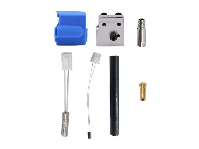 3D Printer Parts for X1 & Genius 0.4mm Nozzle NTC100K Thermistor Heat Tube Heated Block