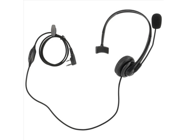 2 PIN PTT Mic Headphone Headset for UV5R 5R/888S