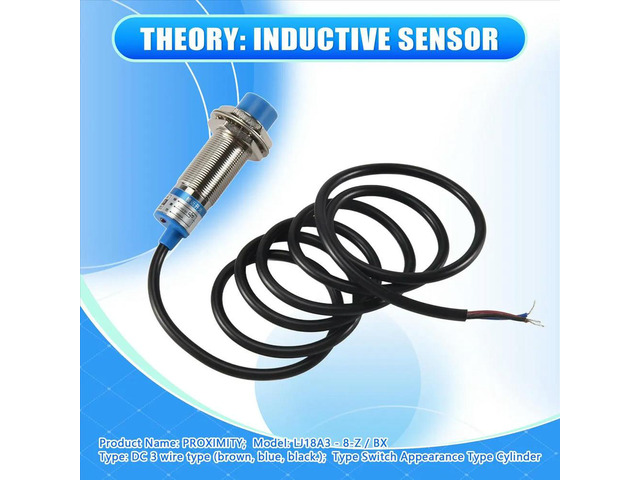 LJ18A3 - 8-Z / BX DC6-36V 8 mm Tubular Inductive PROXIMITY Sensor Switch Detector NPN