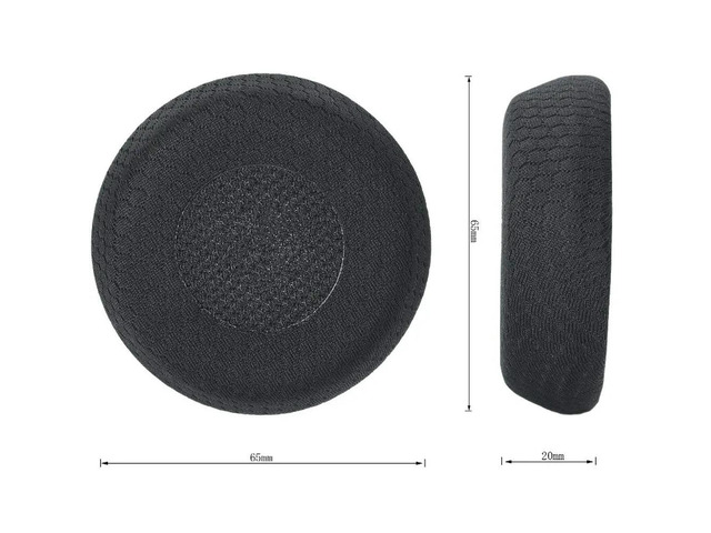 For Jabra Evolve 75 Series Replacement Ear Cushion Covers In Protein Leather Sponge Design