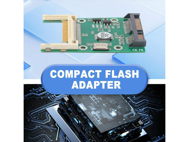 Compact Flash to Serial SATA Adapter Converter