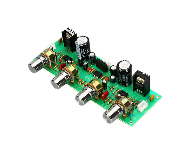 12V NE4558 HIFI Preamp Tone Board Bass Treble Volume Control Pre-Amplifier Board