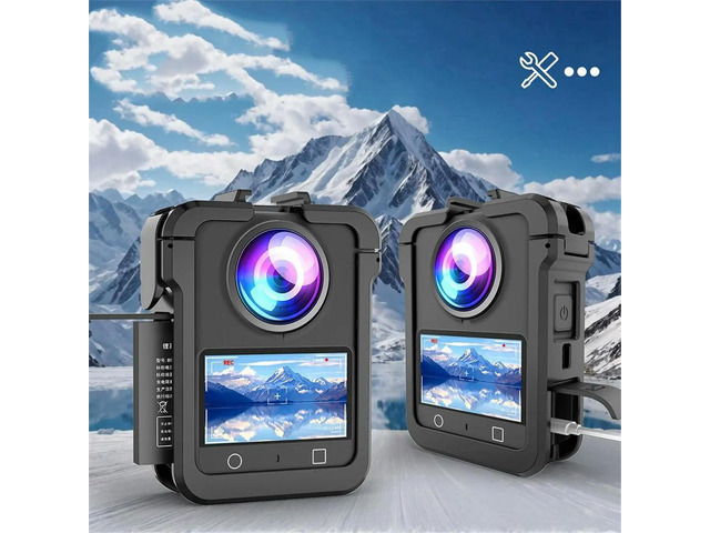 For 360 Camera Accessories Protective Case Frame with Magnetic Connect Mount for OSMO360
