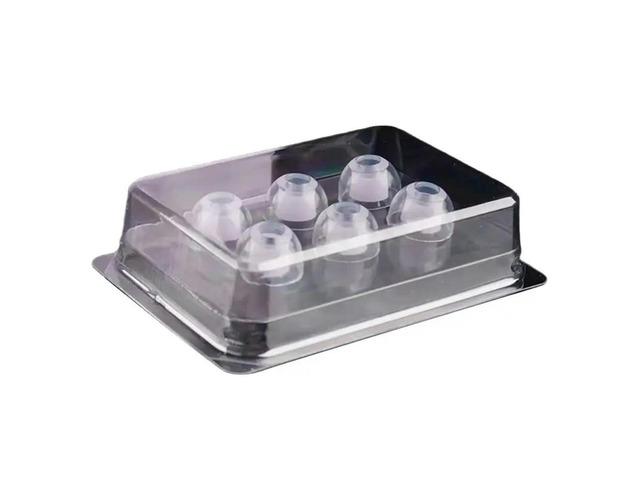 For NICEHCK P03 Liquid Silicone Ear Tips Noise-Canceling Soft Safe Eartips Accessories NX8 Que Cantor IEM P03(3 Pairs L)