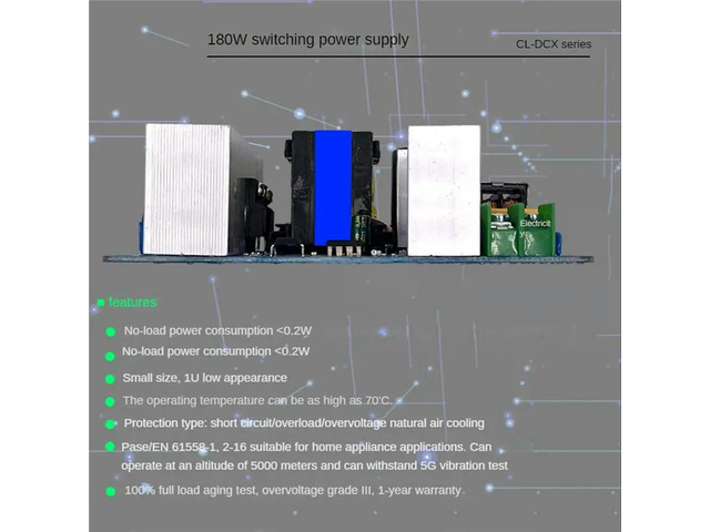 36V 5A Power Module 180W Industrial Switching Power Supply Module Bare Board AC-DC