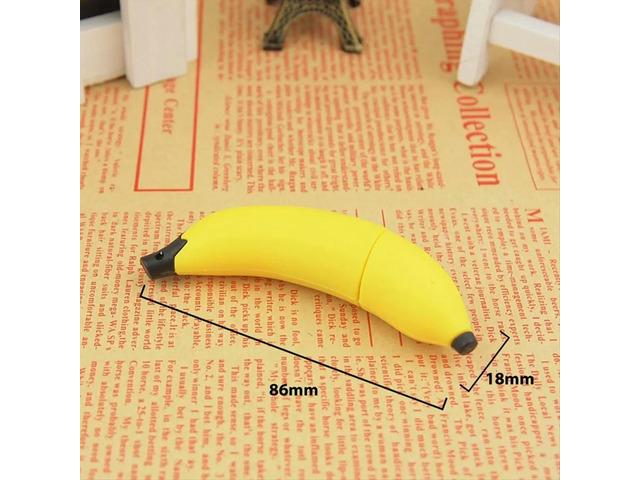 Banana Fruit USB 2.0 Flash Drives 64GB Cute Pen Drive 64G Gift Usb Stick Gifts for Kids