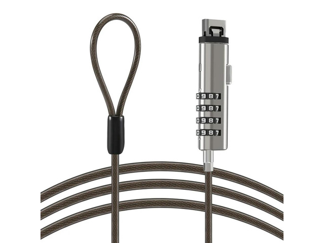 4 Digital Universal Lock USB Laptop Security Cable Lock For Computer