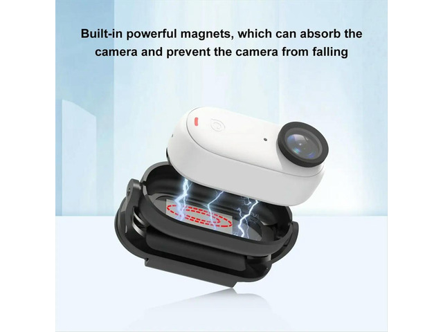 For Go 3 GO 3S Clip Mount Hat Clip Quick Release Clamp Magnetic Frame Fixed Holder Thumb Camera Accessory