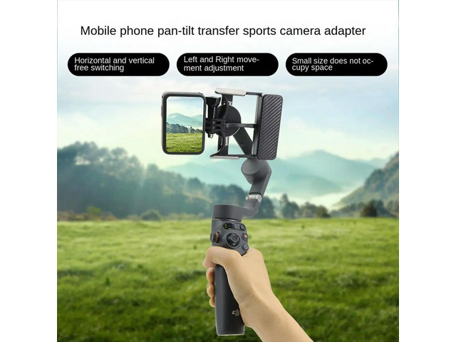 Handheld Gimbal Adapter Switch Mount Adapter for Mobile 6/5 Camera for 4/3 to Action 4 Adapter
