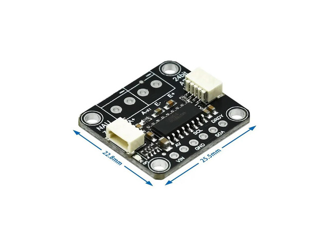 NAU7802 24-Bit ADC Module Compatible with STEMMA QT/Qwiic for Data Conversion and Pressure Measurement