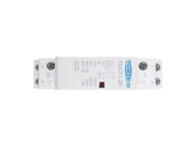 TOCT1-25 2P 25A 220V/230V 50/60HZ Din Rail Household Ac Modular Contactor 2NO AC Contactor