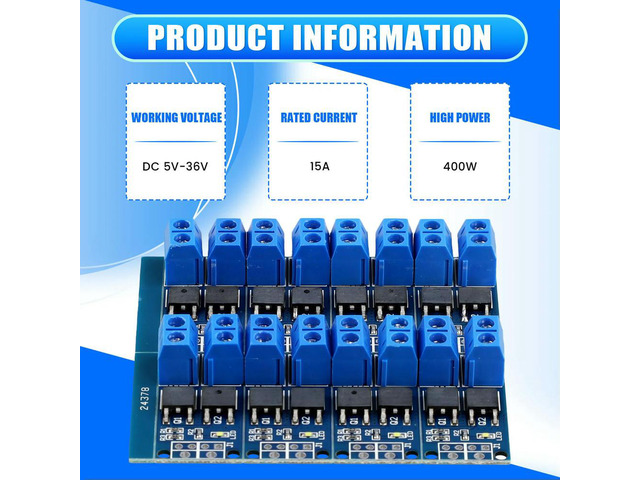 20pcs 15A 400W MOSFET Trigger Switch Drive Module PWM Regulator Control Panel
