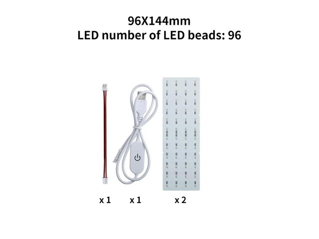 For Lithophane LED Backlight Board Kit DIY Lithophane Photo Model for P1 X1 A1 A1 Mini 3D Printers