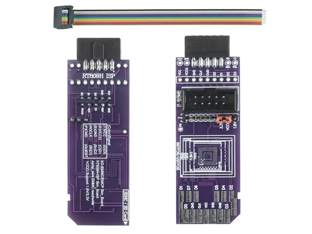 BGA153/169 + ISP Simple Reading and Writing Board SD-EMMC 8bit 1.8V RT809H-ISP Detachable Adapter Board