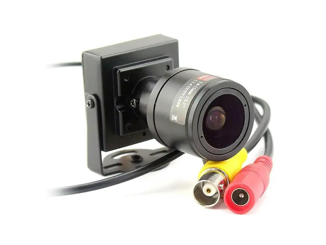For Surveillance Video Camera Compatible 1200TVL CMOS Color Analog Module With 2.8-12Mm Varifocal Lens+ RCA Adapter PAL