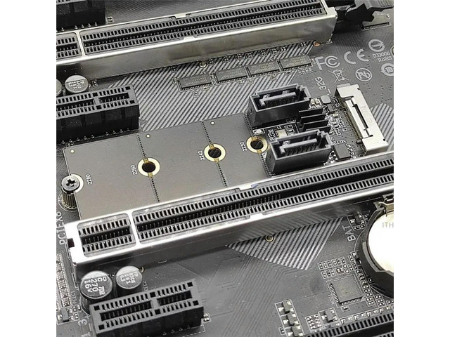 M.2 KEY-M NVME PCI-E To 2-Port Sata3.0 Expansion Card Adapter Card Drive-Free JMB582 Supports 2230 2242 2260 2280 Slots