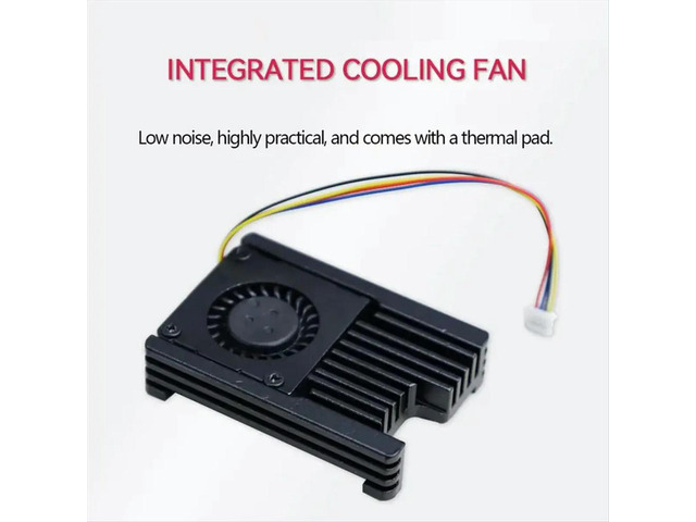 Intergrated Cooling Fan for CM5, Heatsink with PWM Speed-Regulated Fan, for CM5,A