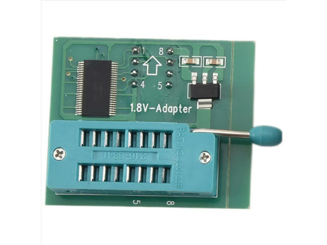 1Set CH341A 24 25 Series EEPROM Flash BIOS USB Programmer+SOIC8 SOP8 Test Clip+SPI .8V Adapter+SOP8 SOIC8 to DIP8
