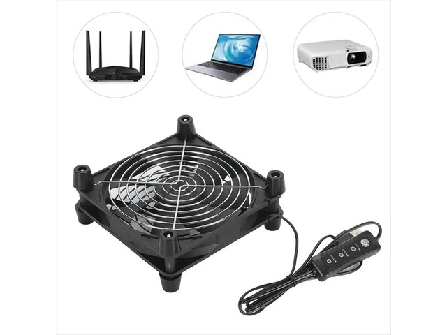 140mm USB Computer Cooling Fan 5V Quiet Fan with 3 Adjustable Speeds 2800RPM High Performance for Electronics