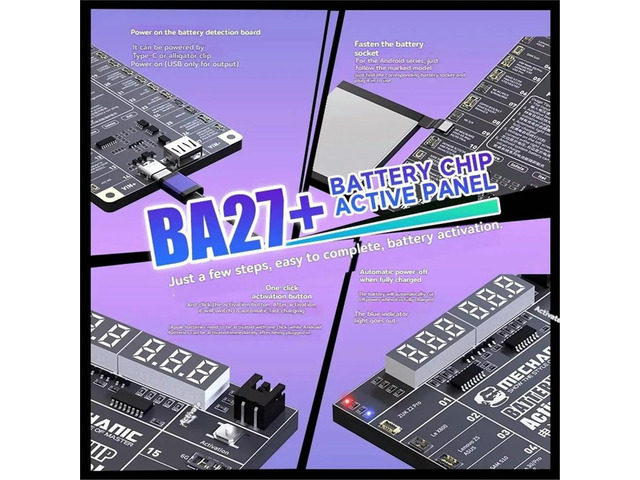 BA27+ Chip Active Panel for Phone 6-17 Series Android Fast Charging Activation Detection Board Tools