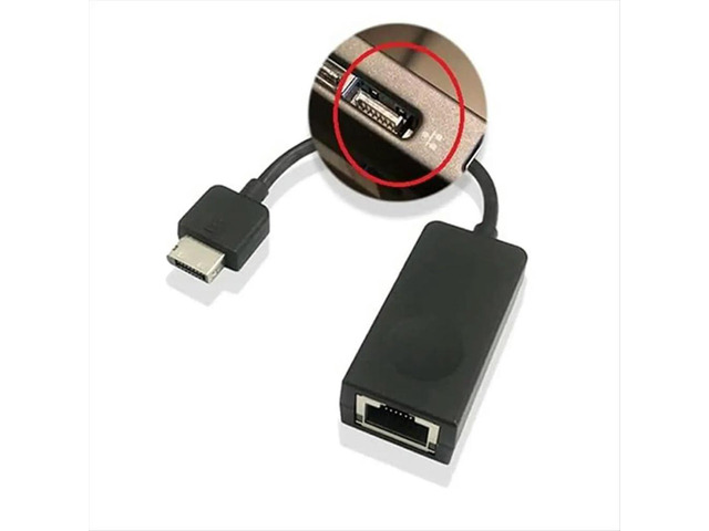 Replacement Cable Dongle RJ45 Ethernet Adapter for X280,X390,X390 Yoga,X395,X1 Yoga 4th,5th Gen