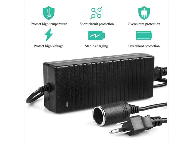 Car Power Adapter Power Convert AC Adapter DC 110V / 220V to 12V 10A Power Adapter Converter US Plug