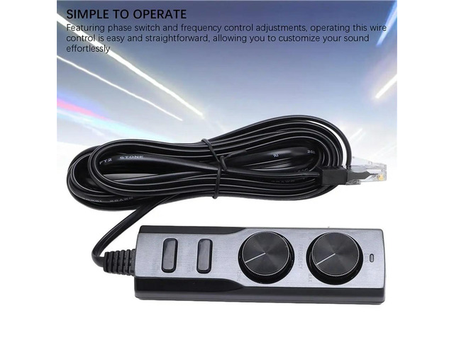 Wire Control for WX130DA Car Stereo Subwoofer Speaker Control Cable Audio Wire Control Car Speaker Wire Control
