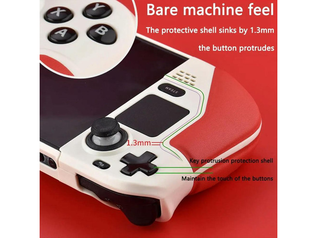 Protective Case for Cowhide Full Wrap Host Protective Grip Non-Slip Cover Hard Shell Bracket A