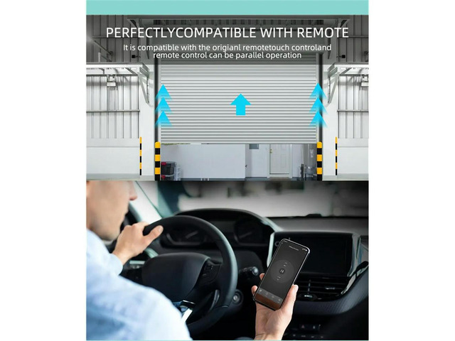 Mini Tuya Garage Door Controller Universal Electric Door Switch Assembly APP/Voice Remote Control