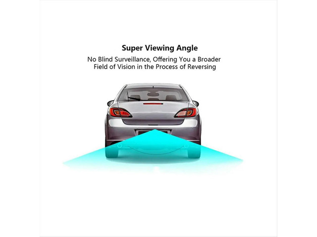 Rear View Camera Wide Degree 4.3inch TFT LCD Display or Monitor Waterproof Night Vision Reversing Backup, Monitor Camera
