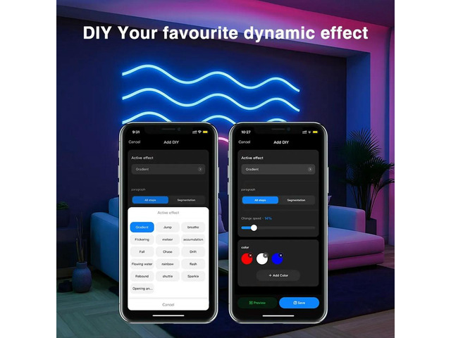 Tuya SPI Colorful Light Strip Controller Zigbee+2.4GRF Dimming Color RGBCW Five-in-One